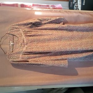 Pinkk brushed long night gown